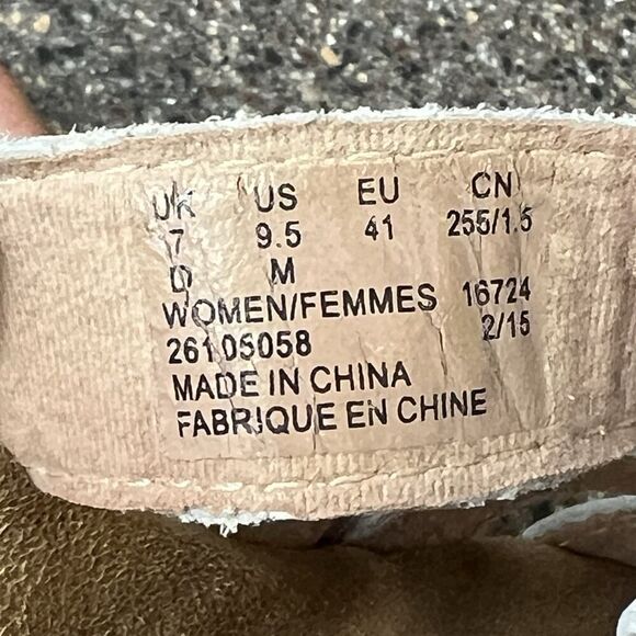 Clarks Collection Sandal Casual White Leather Slip On Open Toe Wedge Womens 9.5M - Picture 10 of 10